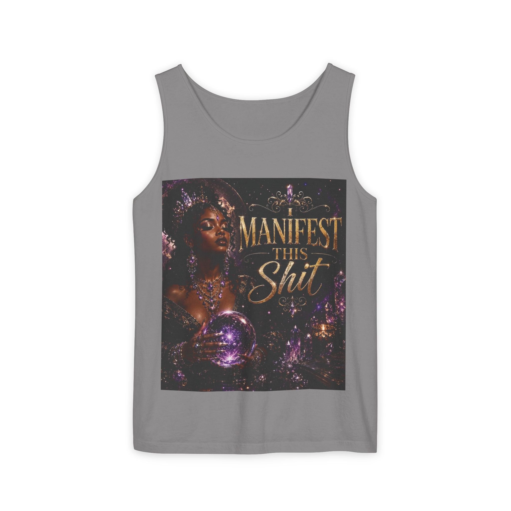 Manifest This Shit Tank Top — Empowering Spiritual Affirmation Graphic Tank
