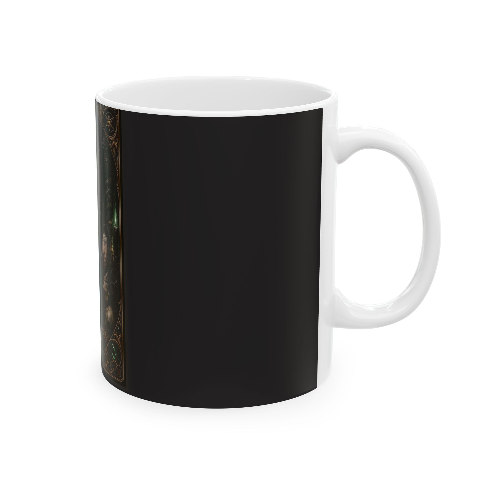 Marilyn Manson The Devil Tarot Ceramic Mug — Gothic Occult Coffee Cup (11oz/15oz)