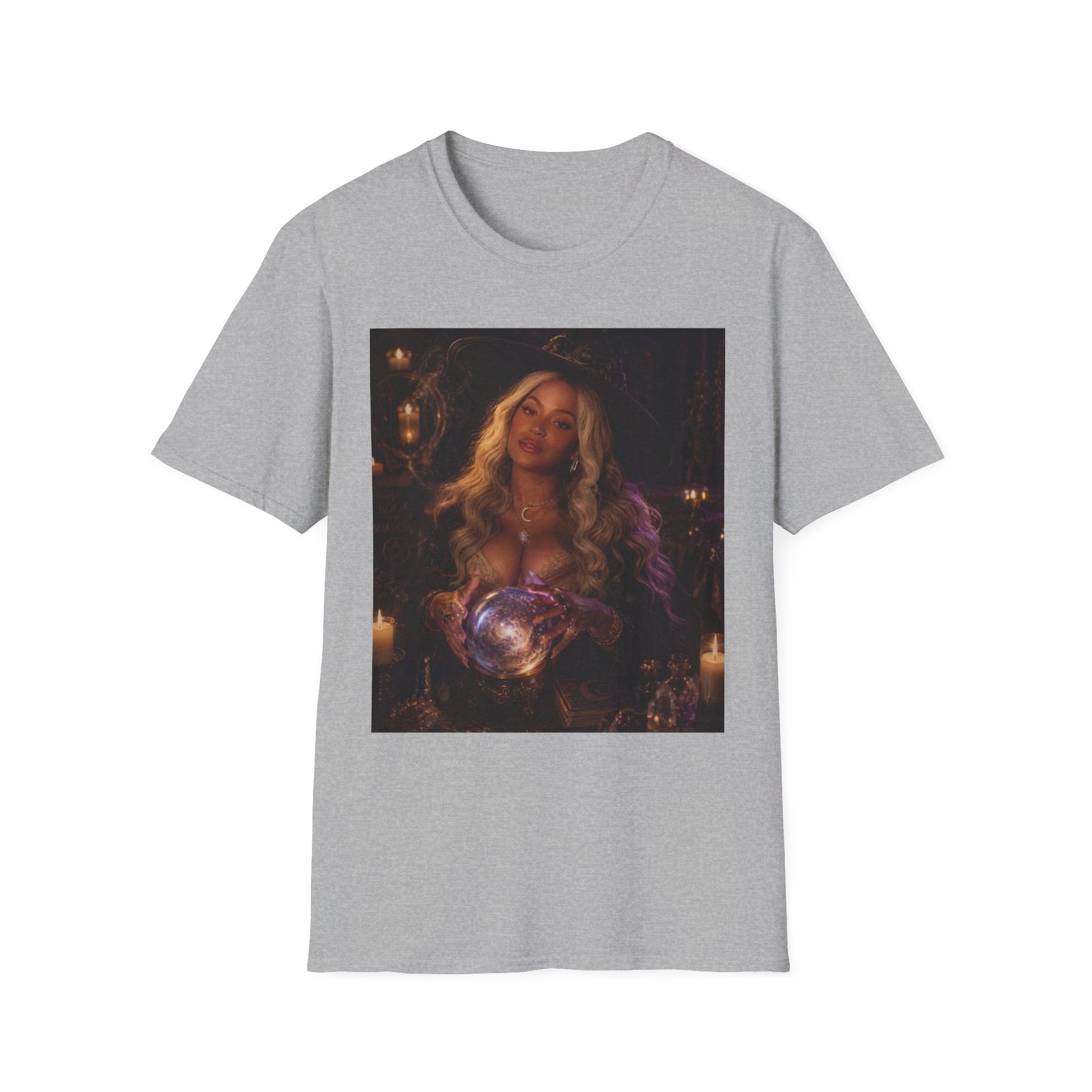 Halloween Mystic Oracle T-Shirt — Celestial Fortune Teller Design