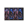 Gwenisha Tarot Star Outdoor Rug — Celestial Night Goddess Patio Mat