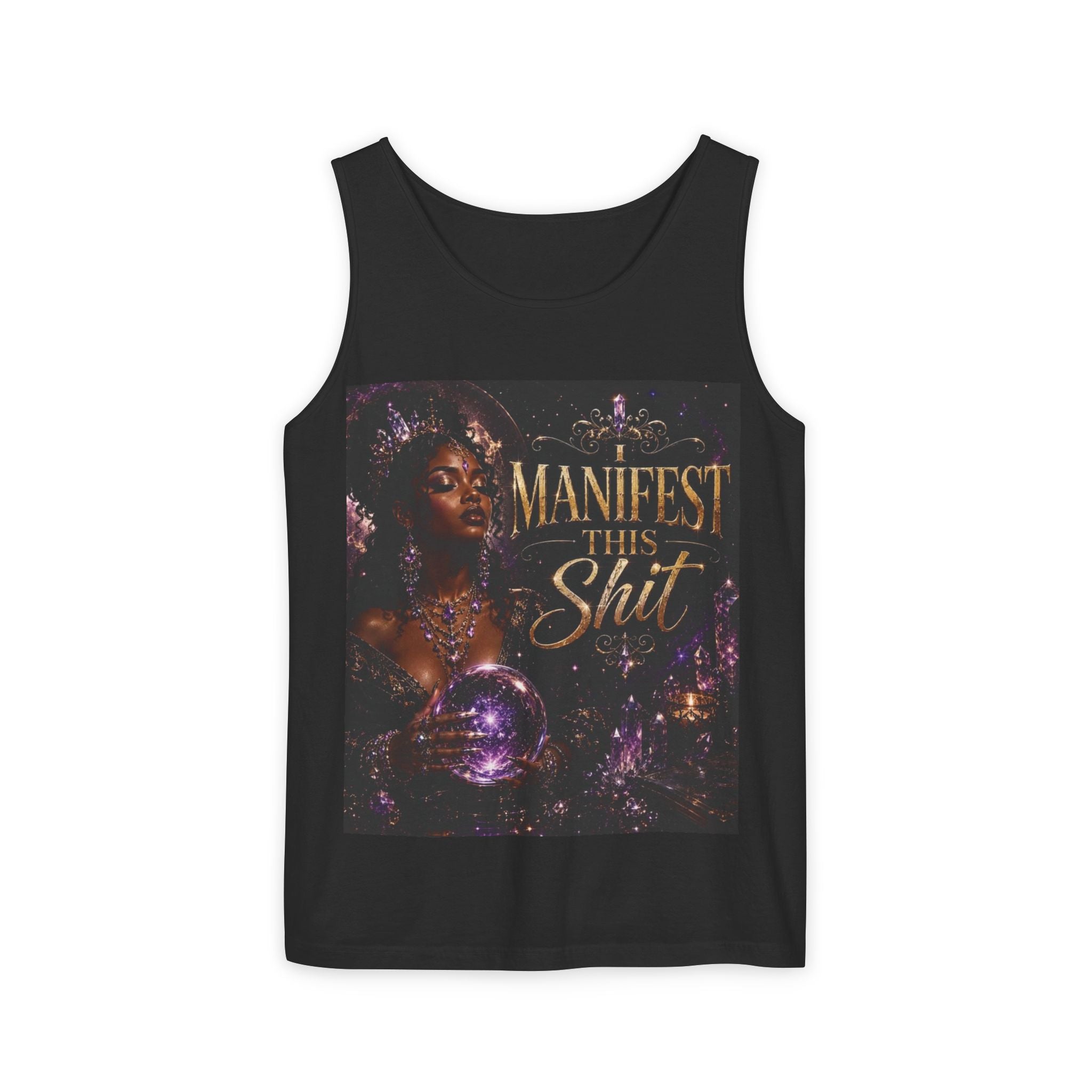 Manifest This Shit Tank Top — Empowering Spiritual Affirmation Graphic Tank