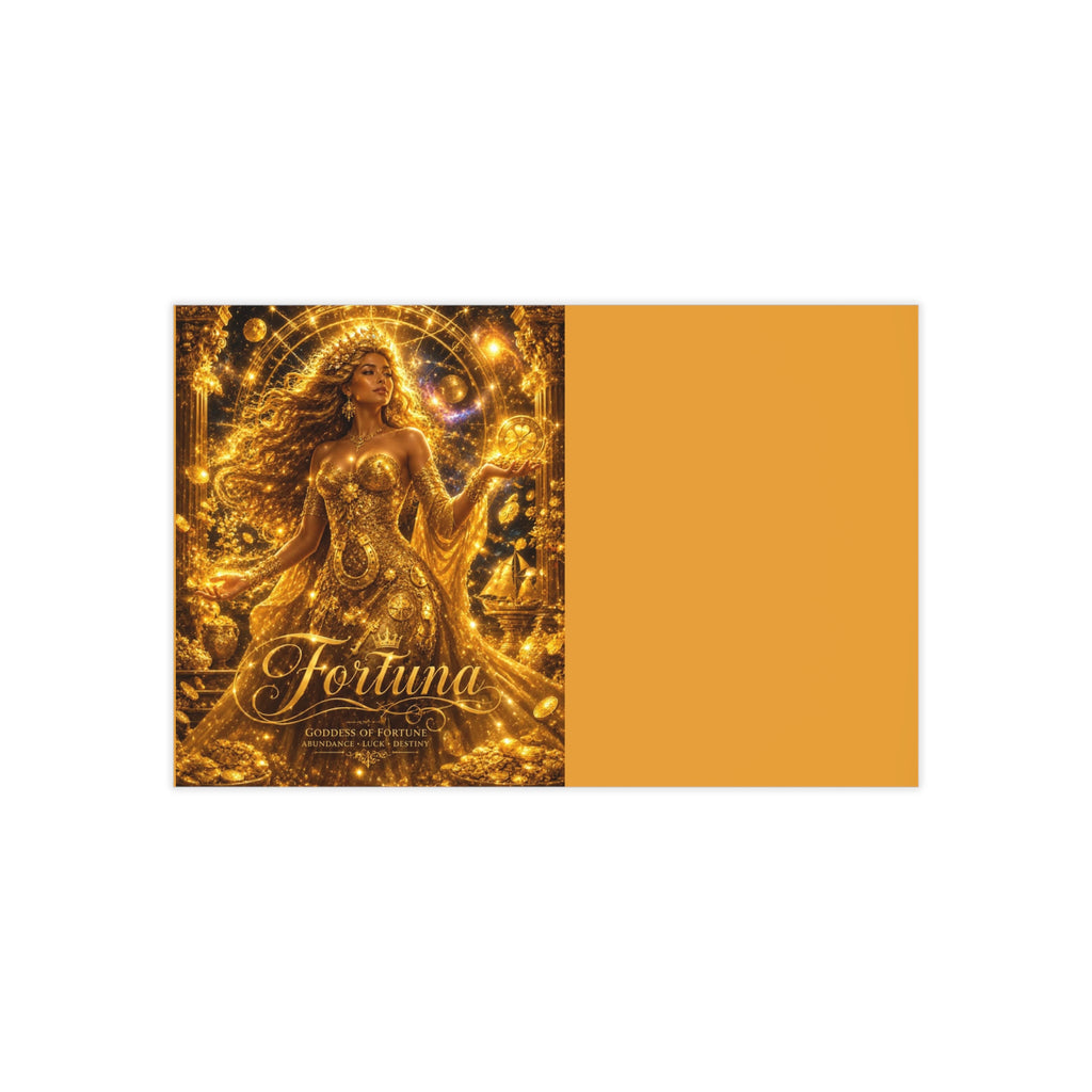 Fortuna Gold Tarot Business Cards — 100 Pack
