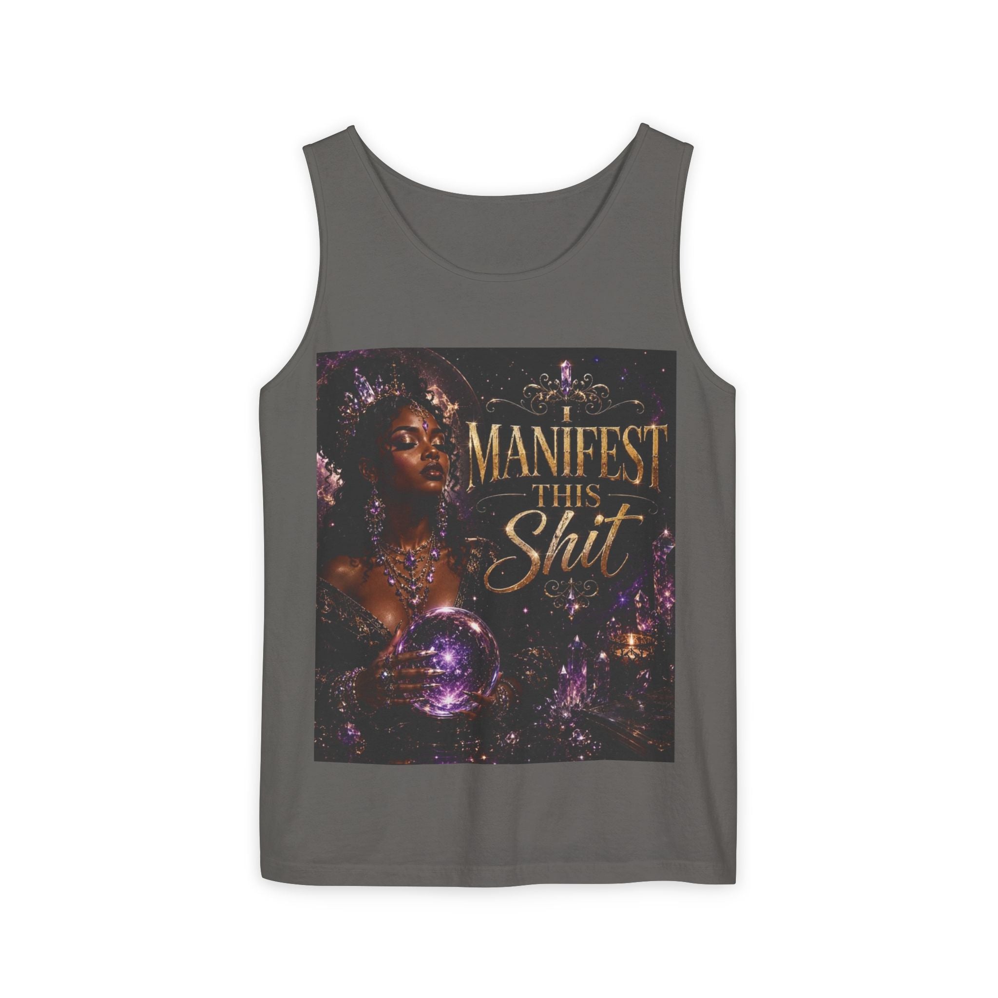 Manifest This Shit Tank Top — Empowering Spiritual Affirmation Graphic Tank