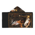 Blue ivy Youth Hooded Towel — "The Star" Tarot-Inspired Beach & Bath Wrap for Kids