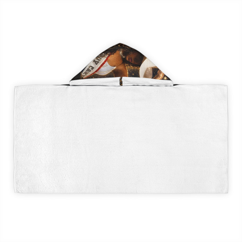 Blue ivy Youth Hooded Towel — "The Star" Tarot-Inspired Beach & Bath Wrap for Kids