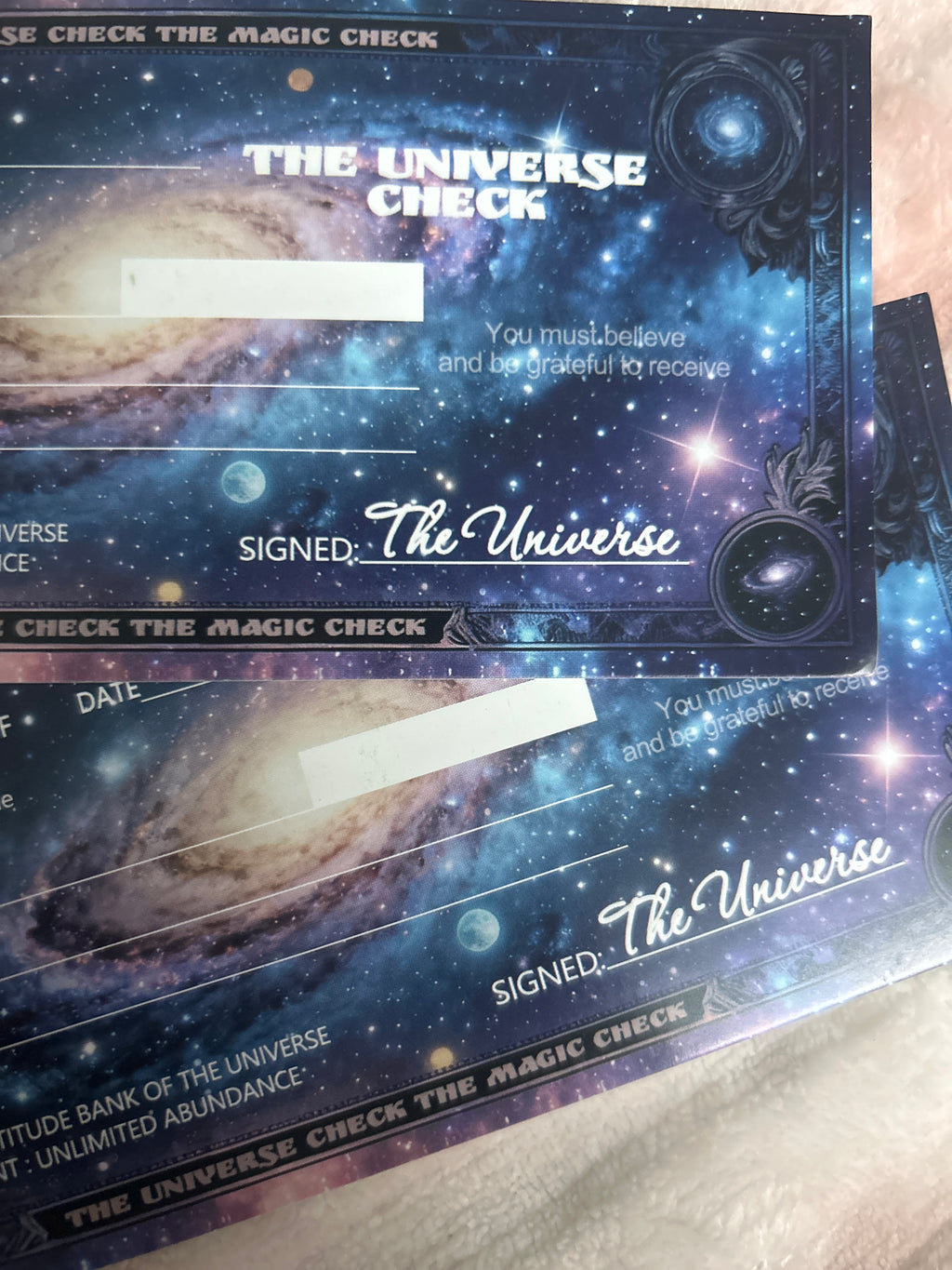 The Universe Manifested Check
